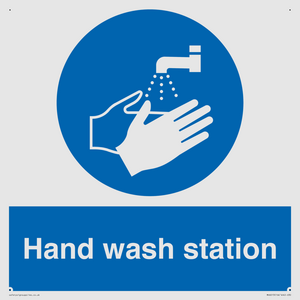 Hand wash station